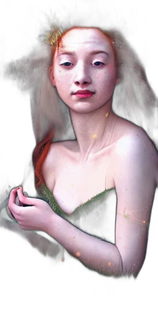 dragon, dress, crown, face, fantasy art, photorealistic, oil painting, concept art transparent PNG cut-out