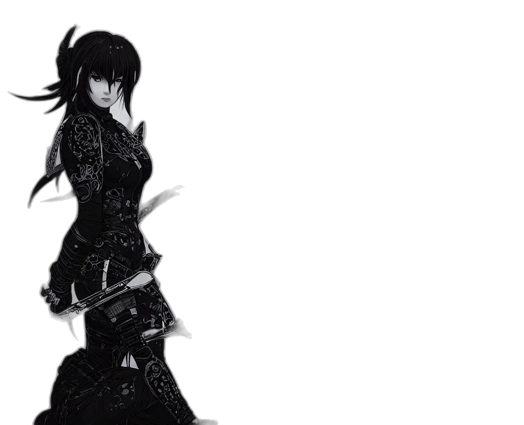 dress, concept art, fantasy art, anime transparent PNG cut-out
