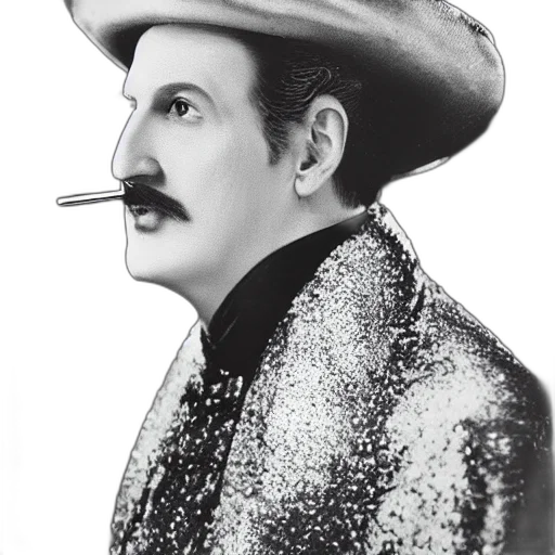 hat, jacket, staff, face transparent PNG cut-out