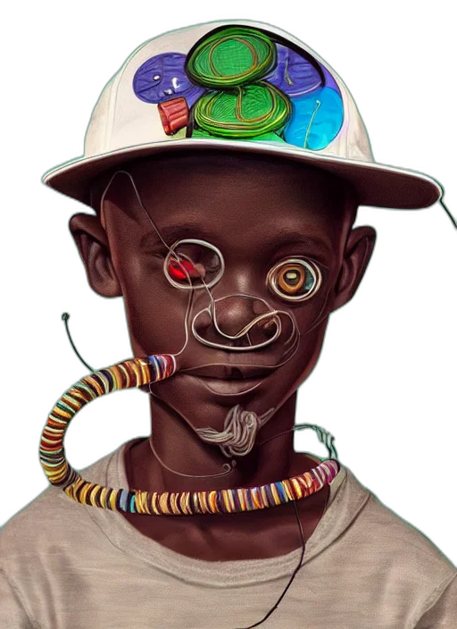 mask, face, robot, jewelry, concept art, photorealistic, cyberpunk, comic book art transparent PNG cut-out