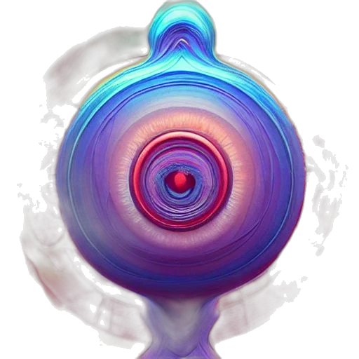 bottle, mask, hair, flower, concept art, 3d render, fantasy art, vaporwave transparent PNG cut-out