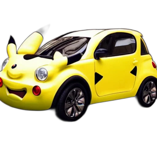 car, animal, robot, 3d render, photorealistic, concept art, cartoon, shape transparent PNG cut-out