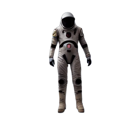 robot, jacket, staff, mask, concept art, 3d render, outer space, sci-fi transparent PNG cut-out