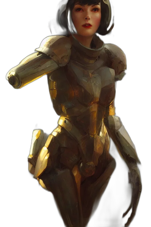 robot, weapon, mask, concept art, 3d render, fantasy art, comic book art, outer space transparent PNG cut-out