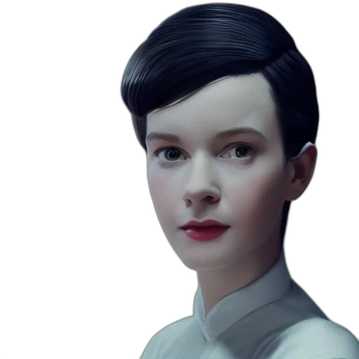 robot, face, photorealistic, concept art transparent PNG cut-out
