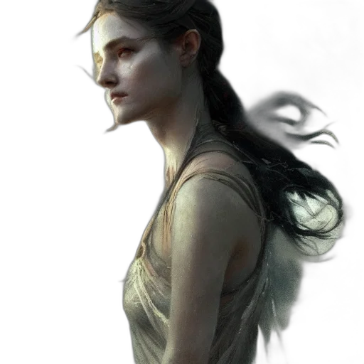 face, dragon, mask, dress, fantasy art, concept art, photorealistic, comic book art transparent PNG cut-out