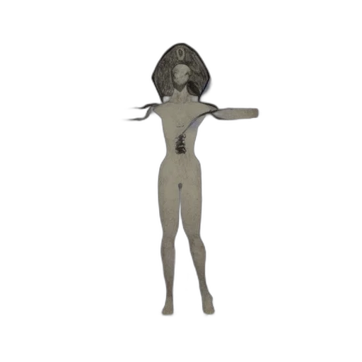 creature, dress, robot, staff transparent PNG cut-out