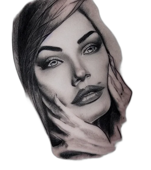 face, mask, dress, jacket, photorealistic, pencil sketch, oil painting, fantasy art transparent PNG cut-out