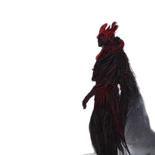 creature, staff, mask, animal, concept art, fantasy art, pixel art, comic book art transparent PNG cut-out