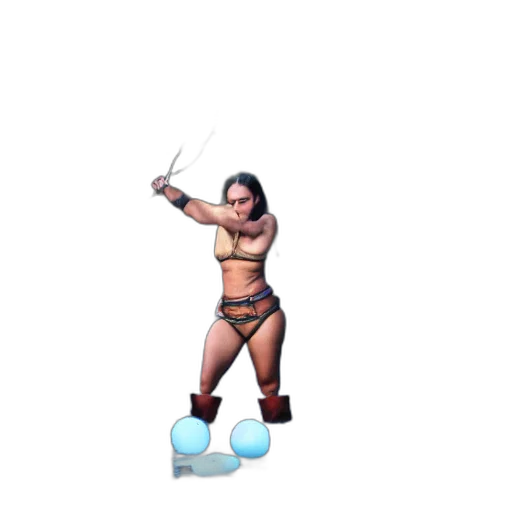 weapon, staff, pixel art, 3d render transparent PNG cut-out
