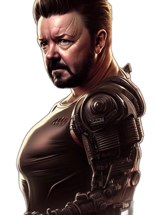 robot, comic book art, concept art, cyberpunk transparent PNG cut-out