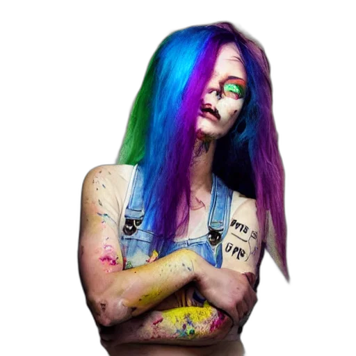hair, dress, face, jewelry, cyberpunk, photorealistic, concept art, fantasy art transparent PNG cut-out