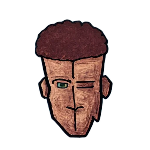 face, mask, staff, hair transparent PNG cut-out