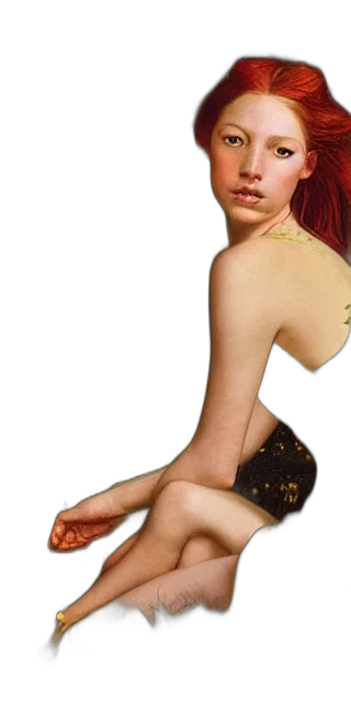 dress, shoes, creature, face, photorealistic, concept art, 3d render, cartoon transparent PNG cut-out