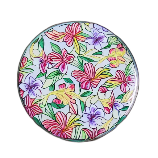 flower, jewelry, watercolor, hawaiian transparent PNG cut-out