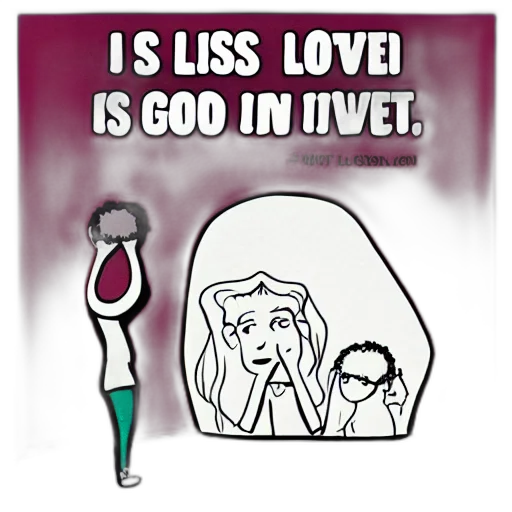 lost, good, idea, love, illustration transparent PNG cut-out