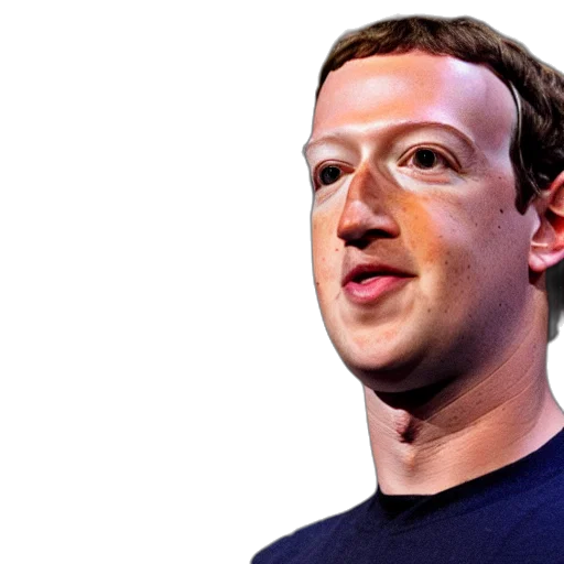 robot, face, mask, staff, photorealistic, mark, zuckerberg, soyjack transparent PNG cut-out