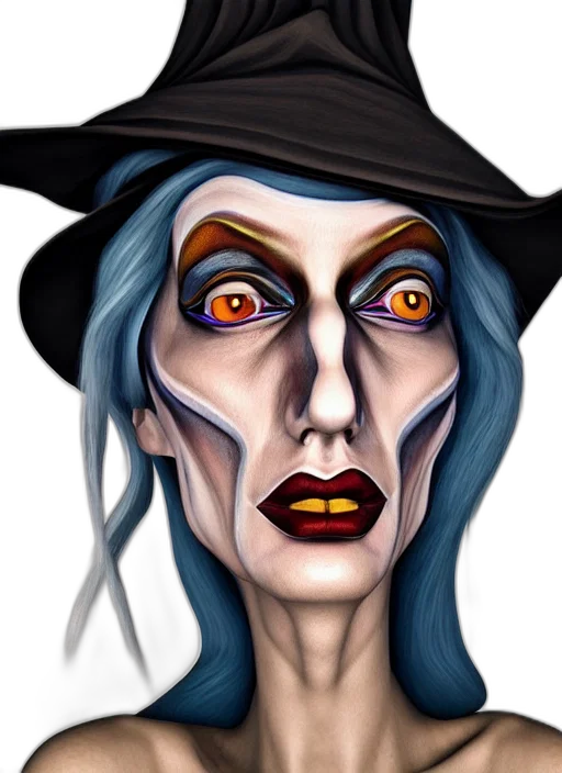 face, fantasy art, concept art, cartoon transparent PNG cut-out
