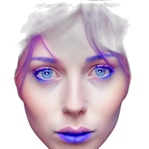 face, mask, robot, photorealistic transparent PNG cut-out