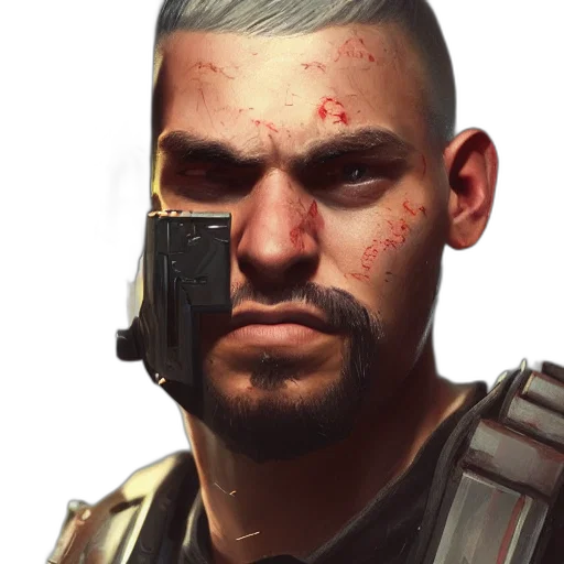 face, weapon, mask, staff transparent PNG cut-out