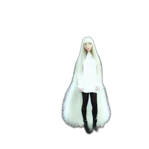 jacket, dress, creature, hair transparent PNG cut-out