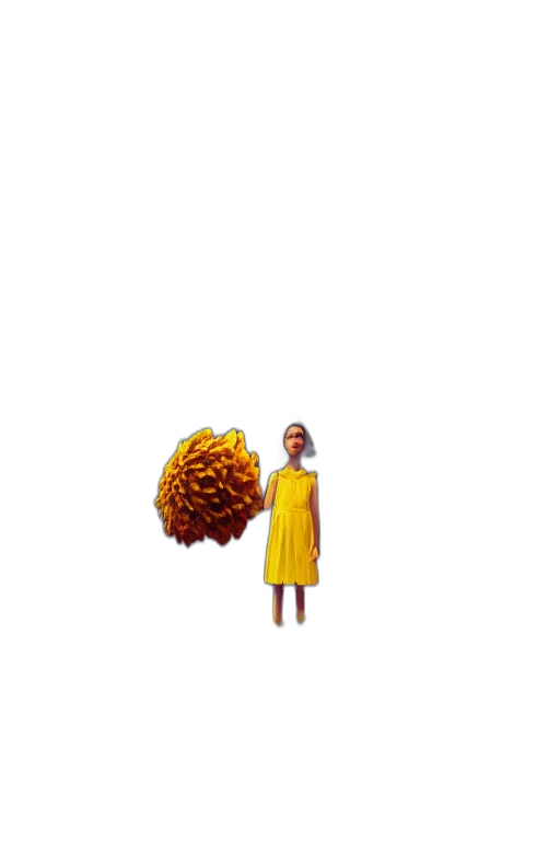 dress, food, hair, umbrella, pixel art, 3d render, concept art, photorealistic transparent PNG cut-out