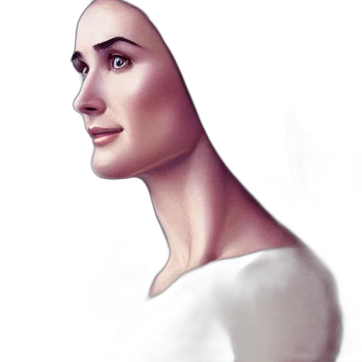 face, dress, crown, robot transparent PNG cut-out