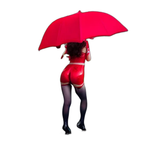 umbrella, dress, jacket, hat transparent PNG cut-out