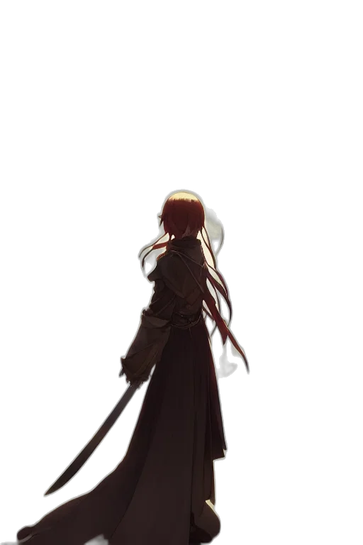 staff, sword, weapon, dress transparent PNG cut-out