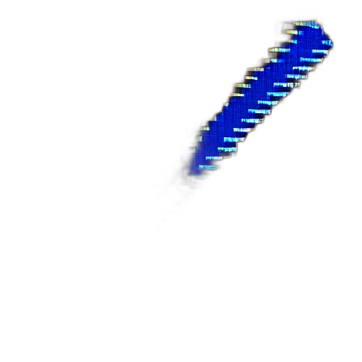 sword, weapon, staff, hair, pixel art, 3d render, vaporwave, concept art transparent PNG cut-out