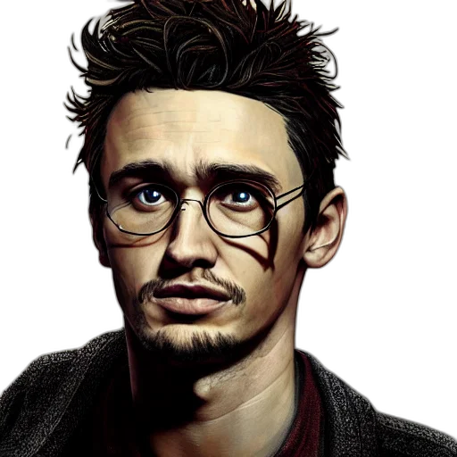 face, staff, photorealistic, cartoon transparent PNG cut-out