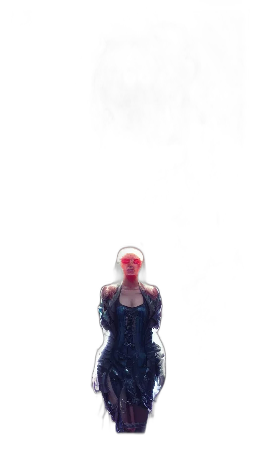 dress, mask, robot, jacket transparent PNG cut-out