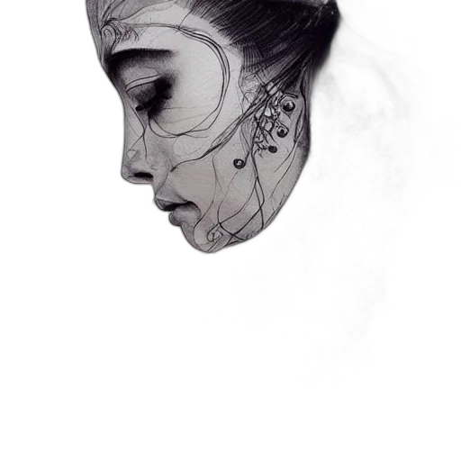 mask, face, crown, jewelry, photorealistic, pencil sketch, fantasy art, concept art transparent PNG cut-out