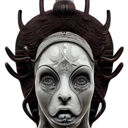 mask, crown, face, creature transparent PNG cut-out