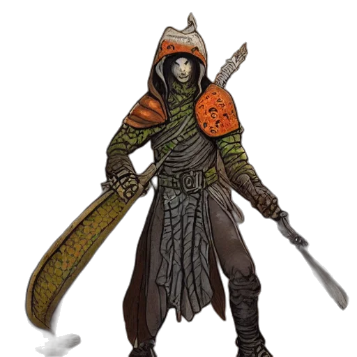 staff, concept art, fantasy art, 3d render transparent PNG cut-out