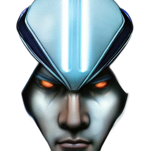 face, robot, mask, concept art transparent PNG cut-out