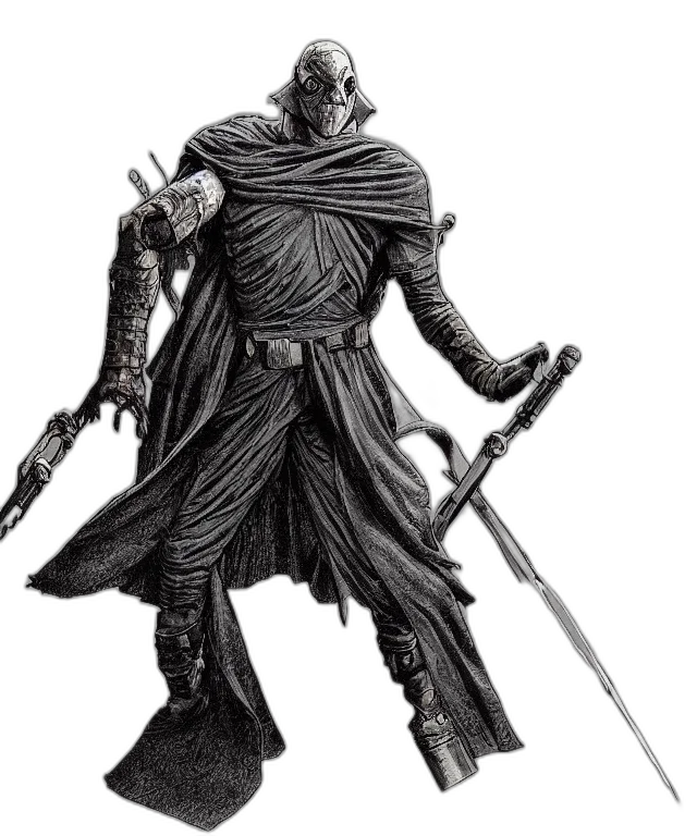 sword, staff, weapon, mask transparent PNG cut-out