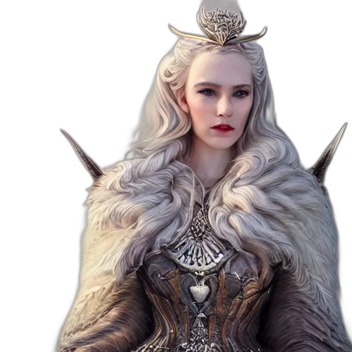 dragon, crown, sword, fantasy art, concept art, photorealistic, 3d render, beautiful transparent PNG cut-out