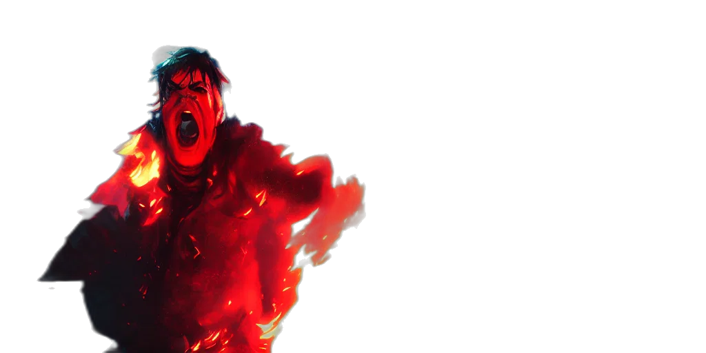 fire, red, character, art transparent PNG cut-out