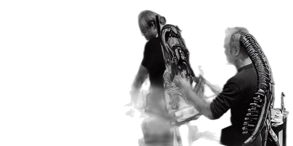 robot, weapon, mask, jacket transparent PNG cut-out