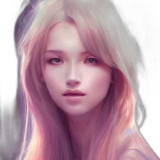 face, hair, crown, photorealistic transparent PNG cut-out