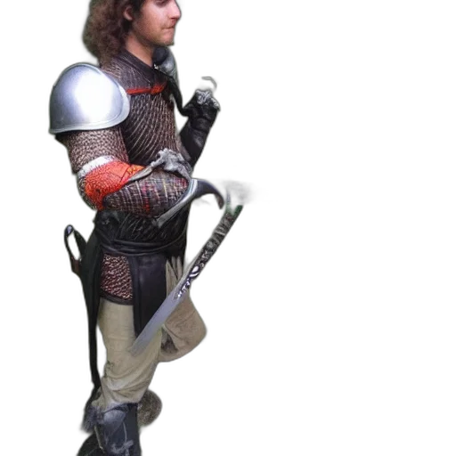 sword, staff, weapon, robot, concept art, fantasy art, 3d render, photorealistic transparent PNG cut-out