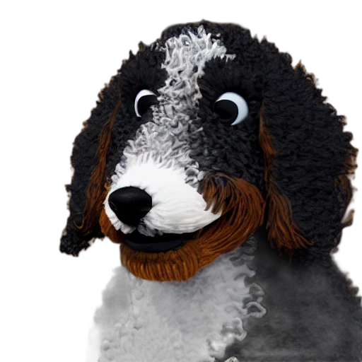 staff, animal, photorealistic, 3d render, cartoon, concept art, snow, closeup transparent PNG cut-out