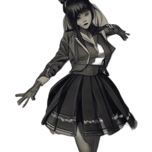 dress, staff, jacket, concept art transparent PNG cut-out