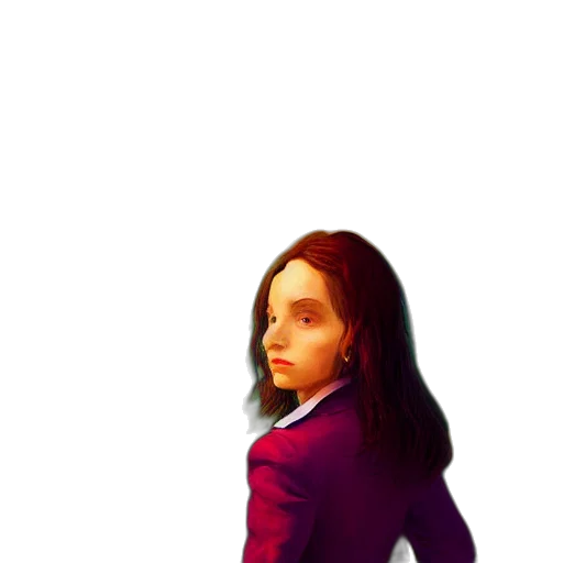 jacket, robot, face, dress, 3d render, concept art, photorealistic, pixel art transparent PNG cut-out