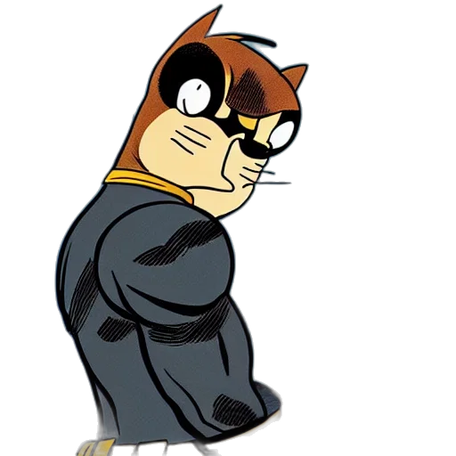 animal, creature, jacket, cartoon, comic book art, concept art, anime, garfield transparent PNG cut-out