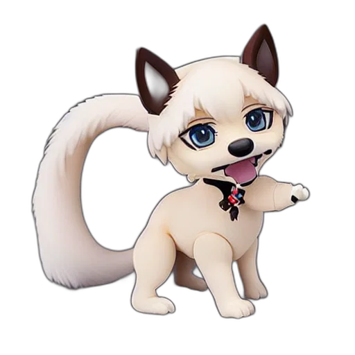 staff, animal, creature, concept art, 3d render, pixel art, anime, fur transparent PNG cut-out