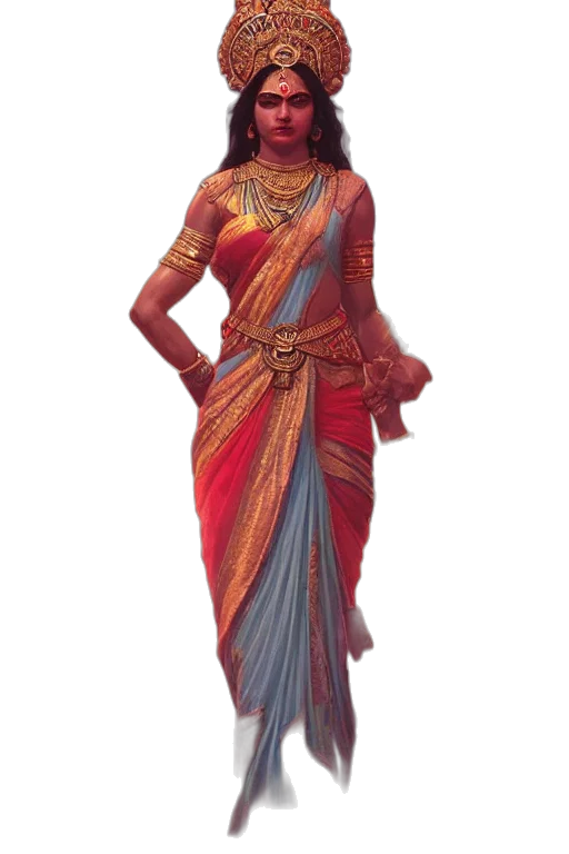 dress, jewelry, staff, concept art transparent PNG cut-out