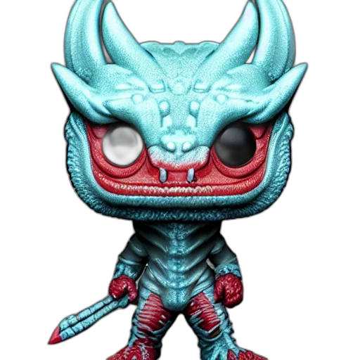 creature, dragon, concept art, 3d render, funko, pop, photo, studio transparent PNG cut-out