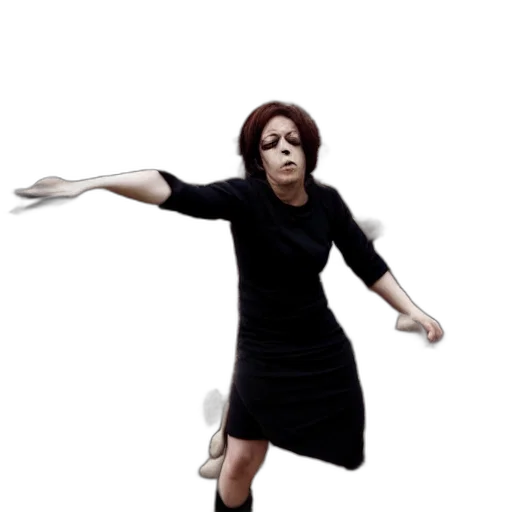 dress, 3d render, concept art, photorealistic, morbid, woman, throwing, rocks transparent PNG cut-out